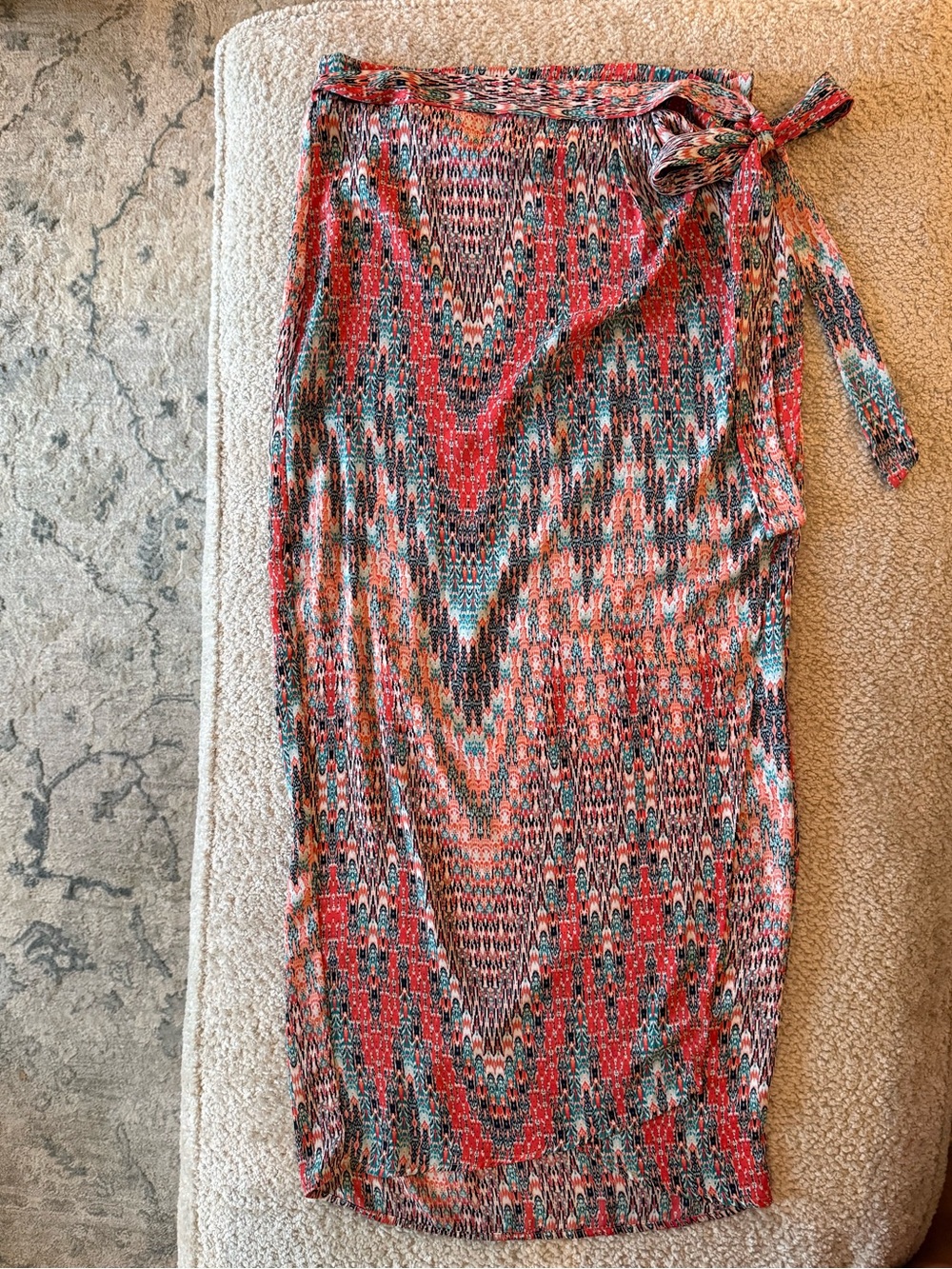 Maxi wrap skirt